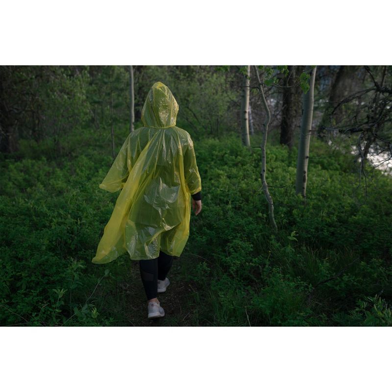 Stansport Emergency Hooded Poncho - 6 Pack