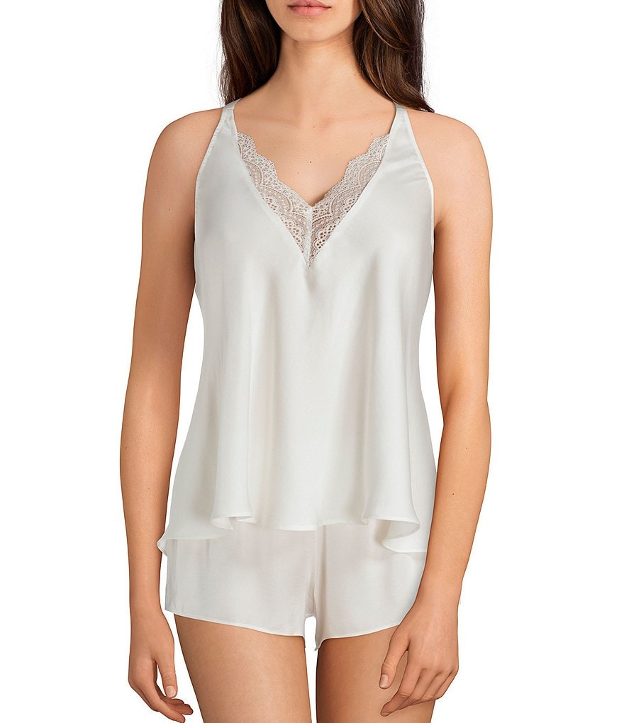 Flora Nikrooz Sestina Charmuese Shorty Coordinating Pajama Set