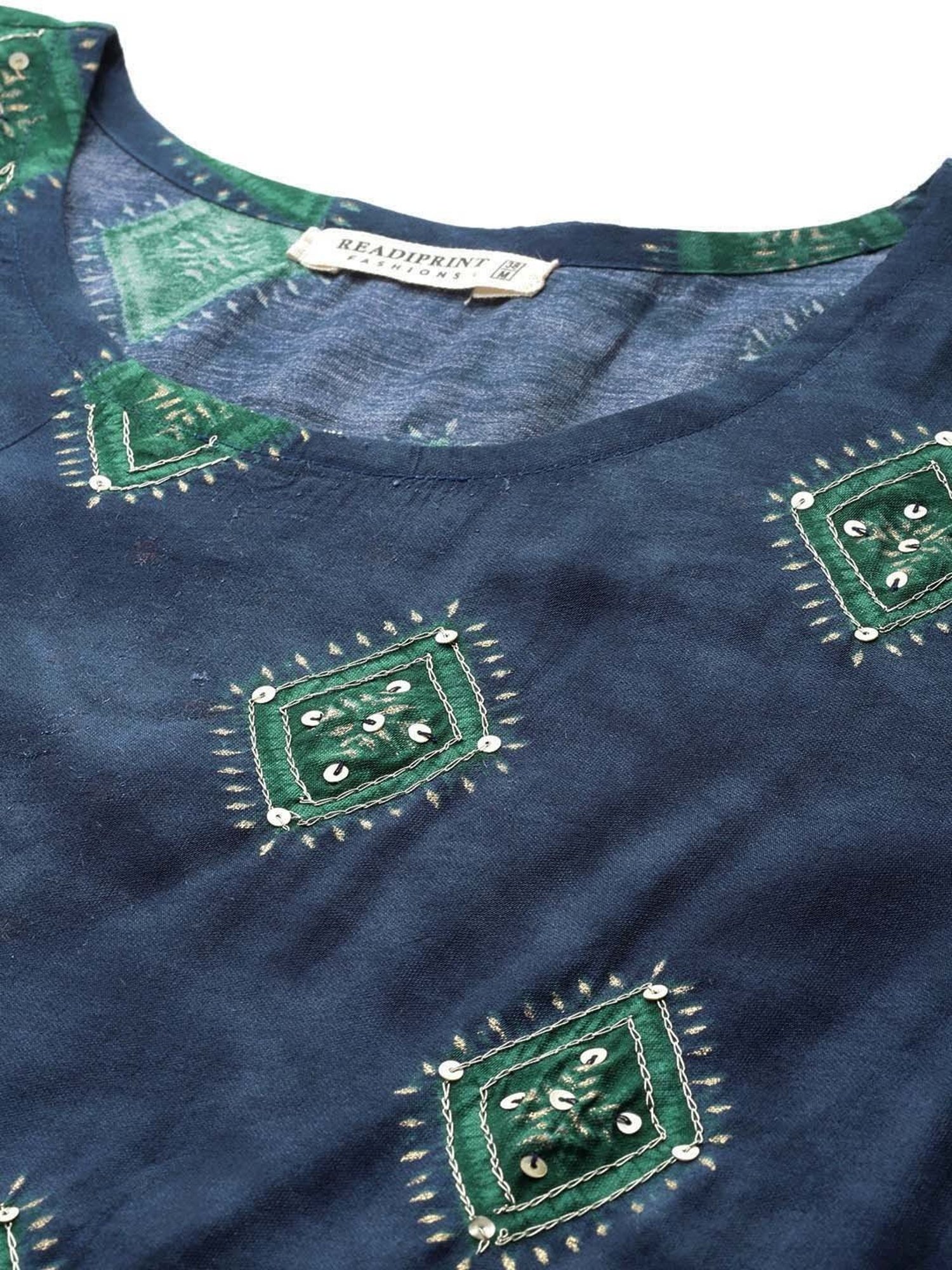 READIPRINT FASHIONS Blue Printed Kurta Pant Set