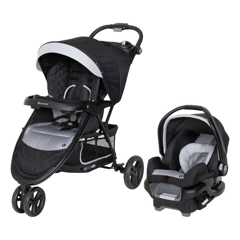 Cybex Eezy S+2 Travel System with Aton 2 Infant Car Seat - Deep Black