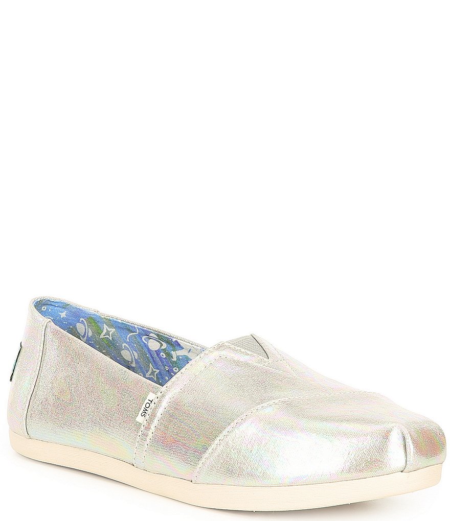TOMS Women's Alpargata 3.0 Pearlized Metallic Slip-Ons