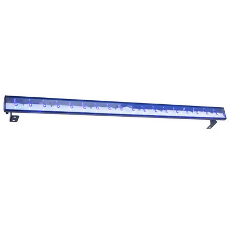 American DJ Eco UV Bar Plus IR LED Black Light Wash Fixtures with Remotes + Bag