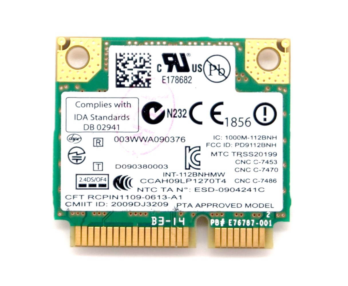 Plugadget Intel Wifi Link 1000 Wireless Half Mini Card- 112BNHMW For Dell Asus Acer