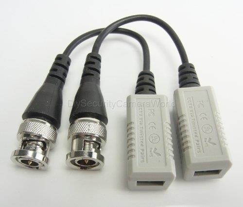 128 (64 Pack of 2) Mini CCTV BNC Video or audio Balun (DSC-TP2AL)