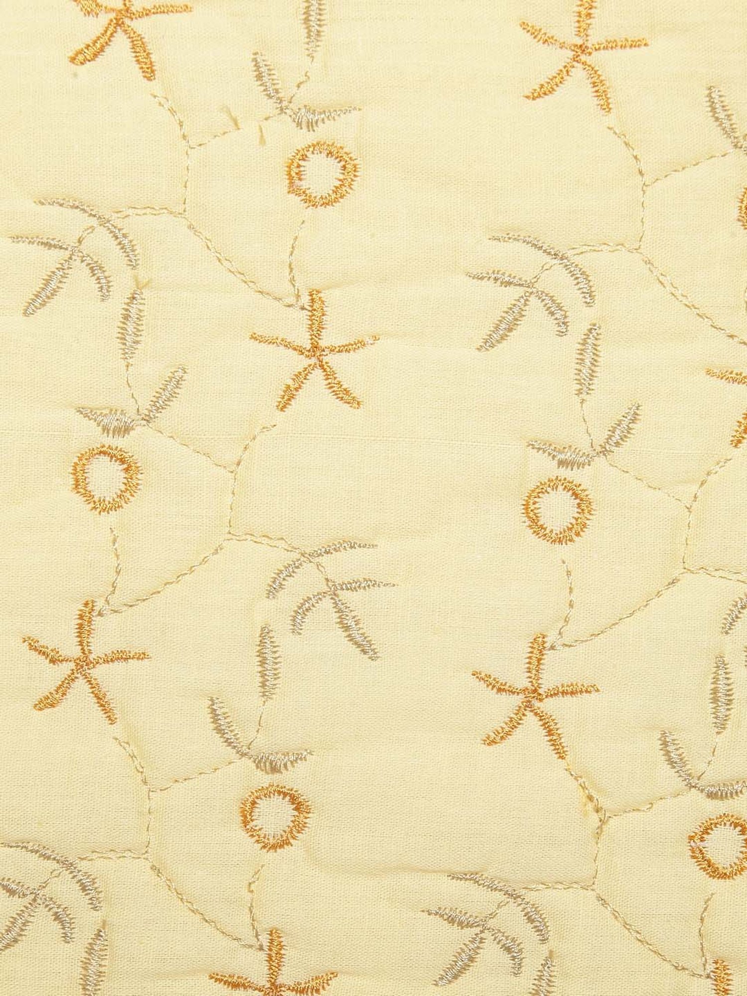 HOSTA HOMES Yellow Cotton Cushion Covers - Set of 5