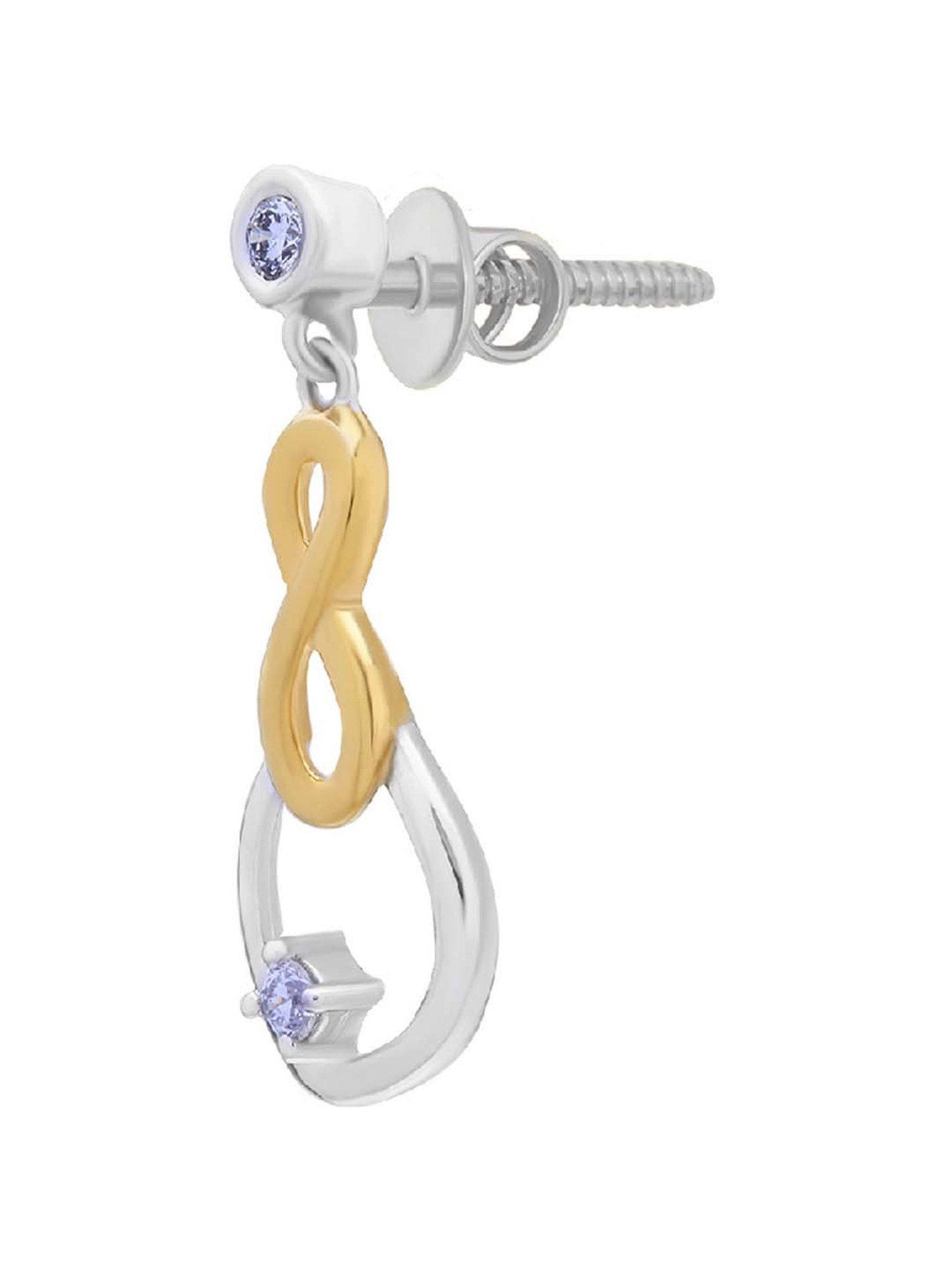 Waman Hari Pethe Jewellers 18k Gold & Diamond Earrings for Women