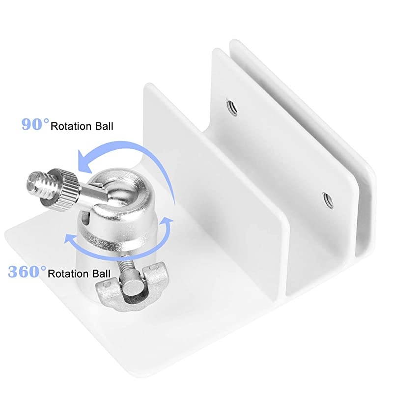 Version Weatherproof Gutter Mount for Arlo Pro Arlo Pro 2 Arlo Ultra and Arlo HD Best Viewing Angle for Your Arlo Surveillance Camera 2 Pack White
