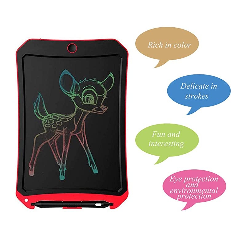 LCD Writing Tablet for Birthday GiftKids Toy 85 Inch Colorful LCD Writing Tablet Electronic Writings Pads Drawing Board Gifts for Kids Office Blackboard Erase Button Lock Includedreda