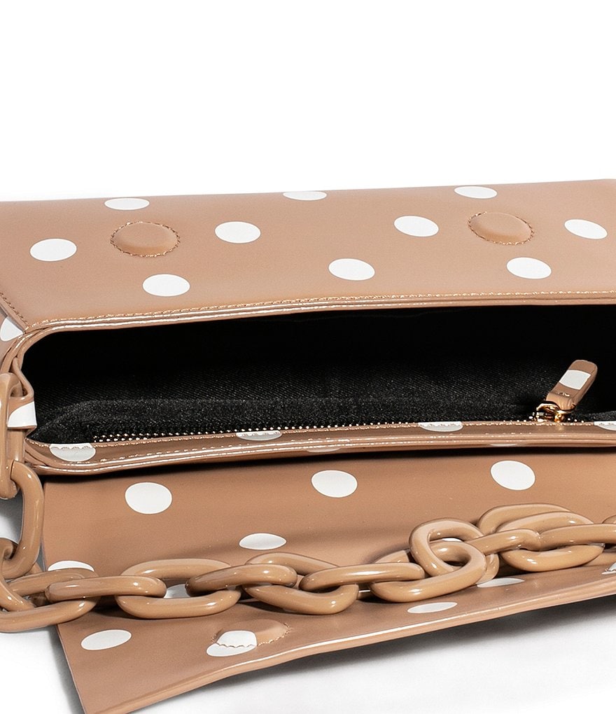 House of Want How We Fashion Polka Dot Vegan Leather Shoulder Bag