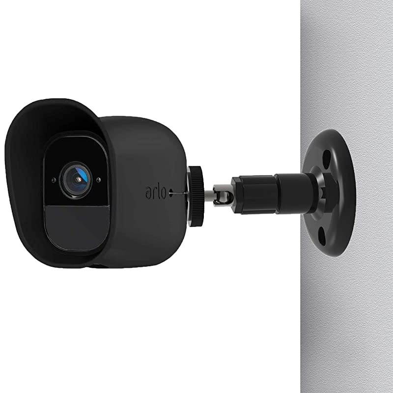 Arlo Wyze Cam Pan Wall Mount Bracket Adjustable Tilt Swivel Indoor Outdoor TCBR014B 4 Packs Black by