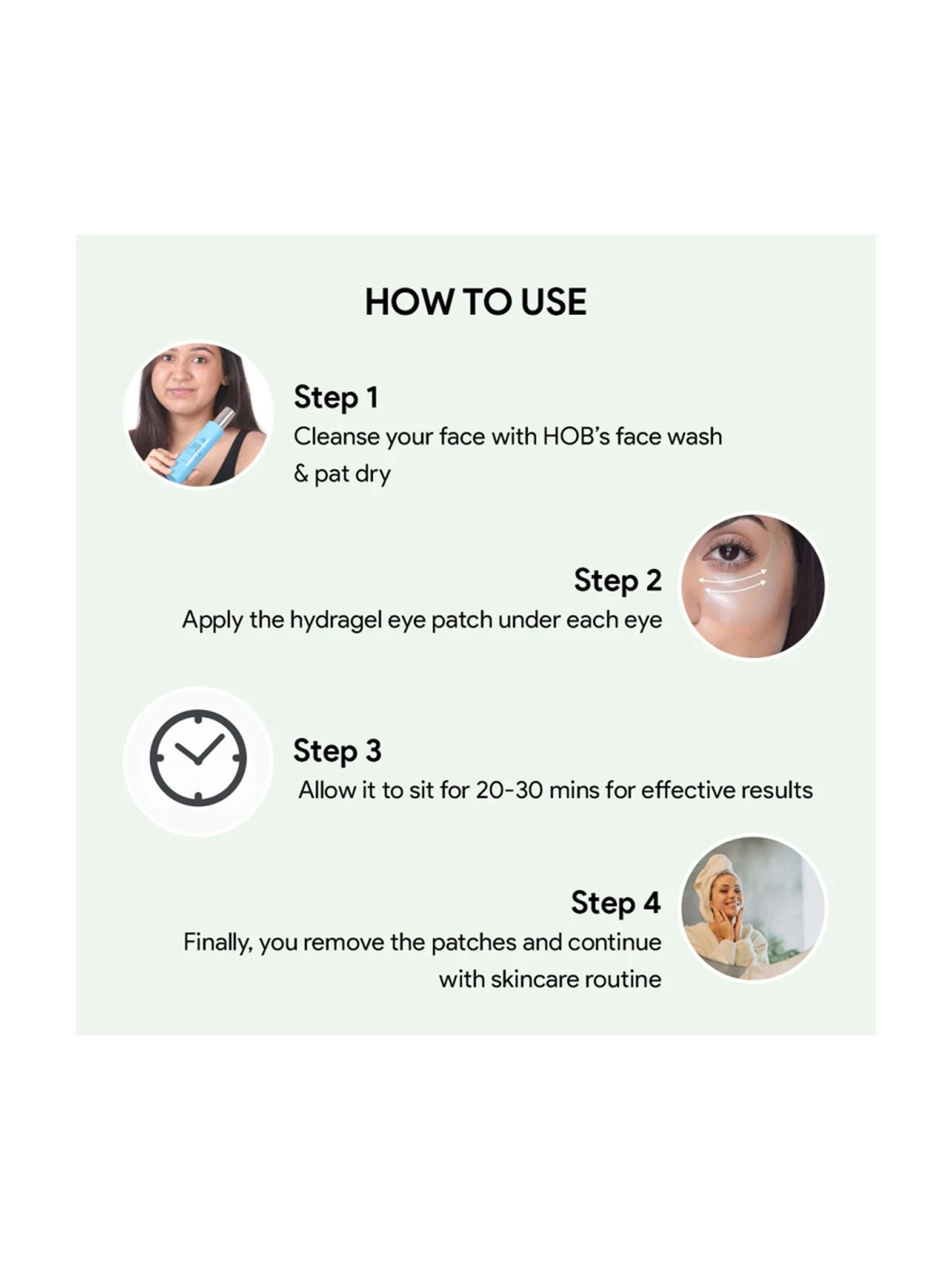 HofB- House of Beauty Hydragel Eye Patch - 172 gm