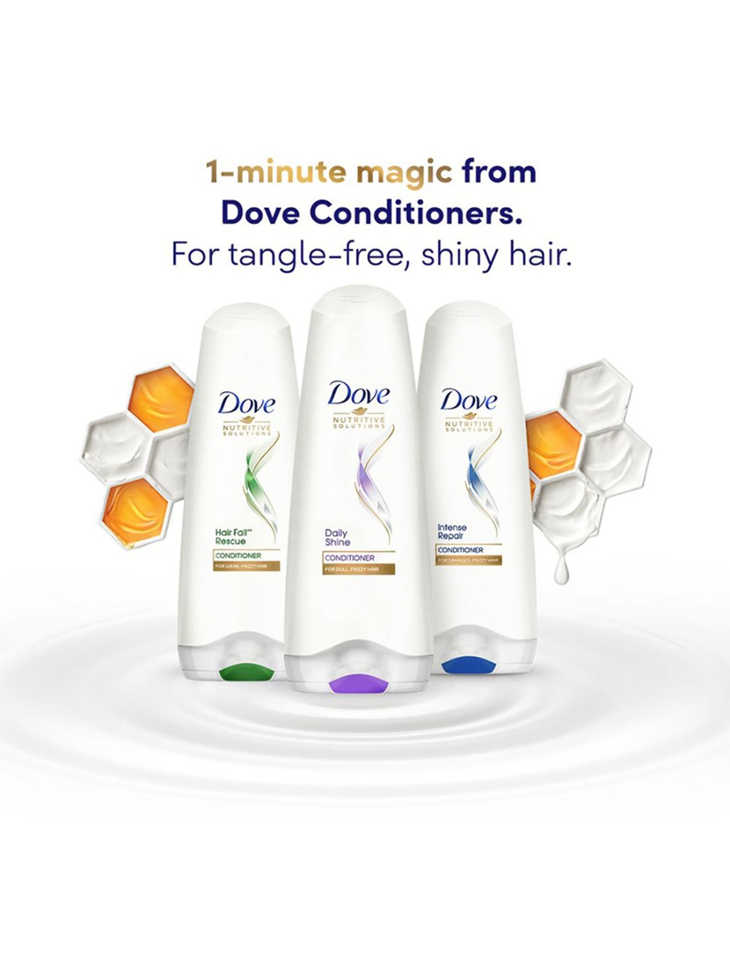 Dove Daily Shine Conditioner - 175 ml