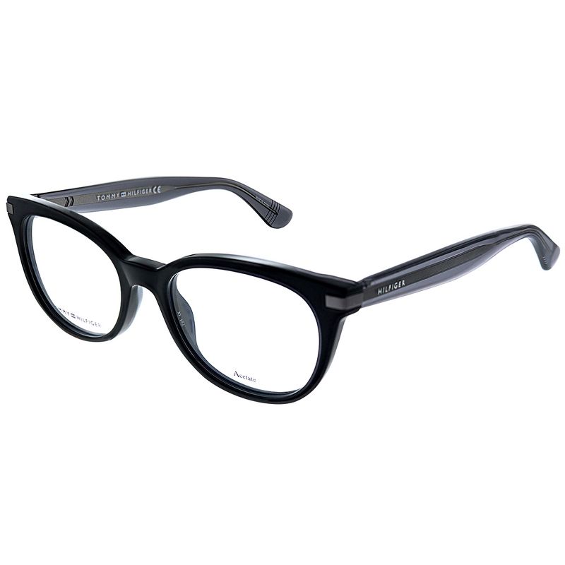Tommy Hilfiger TH 1519 08A Womens Cat-eye Eyeglasses Black 50mm