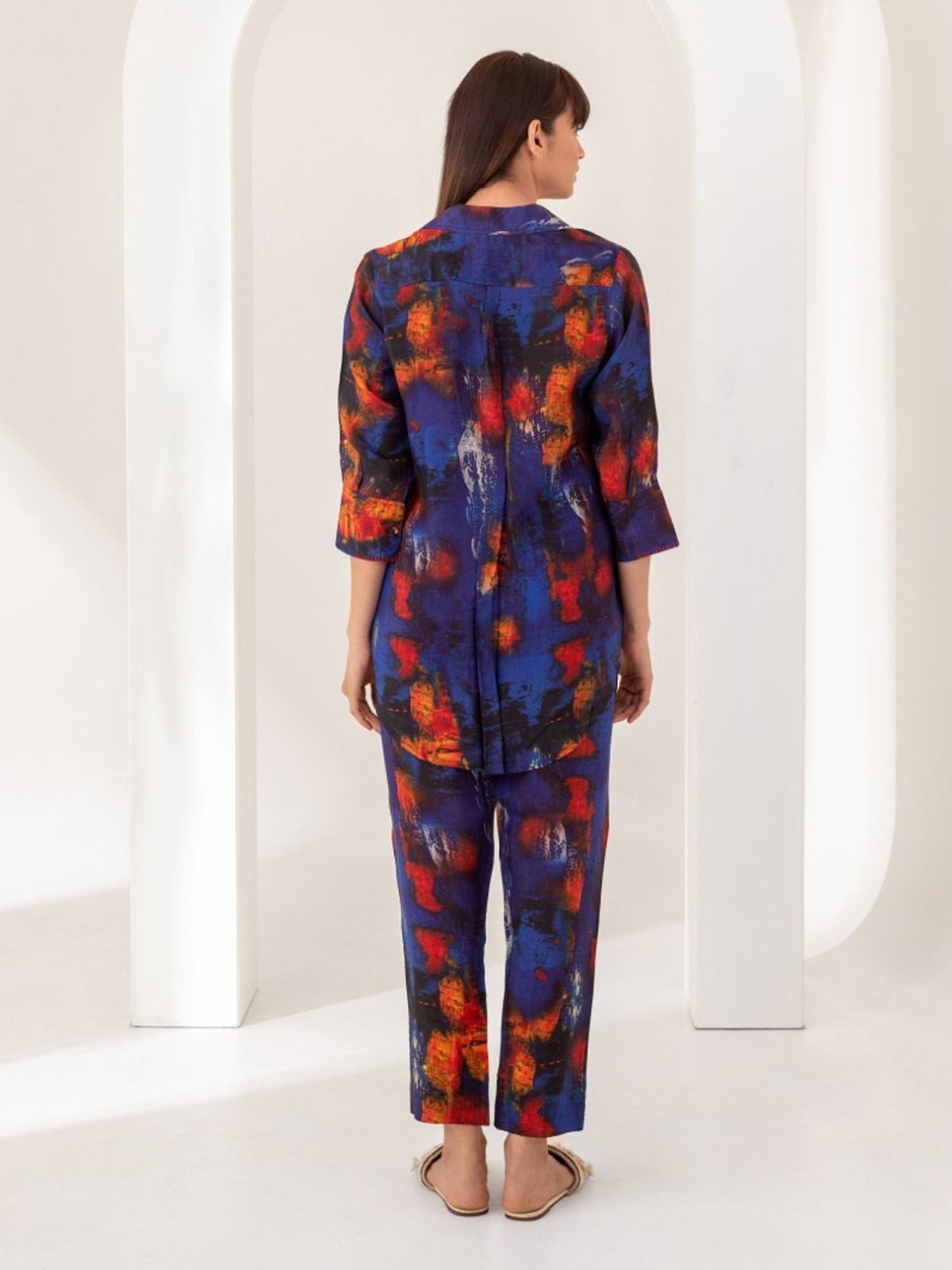 Kameez By Pooja Multi Color Shirt with Pant