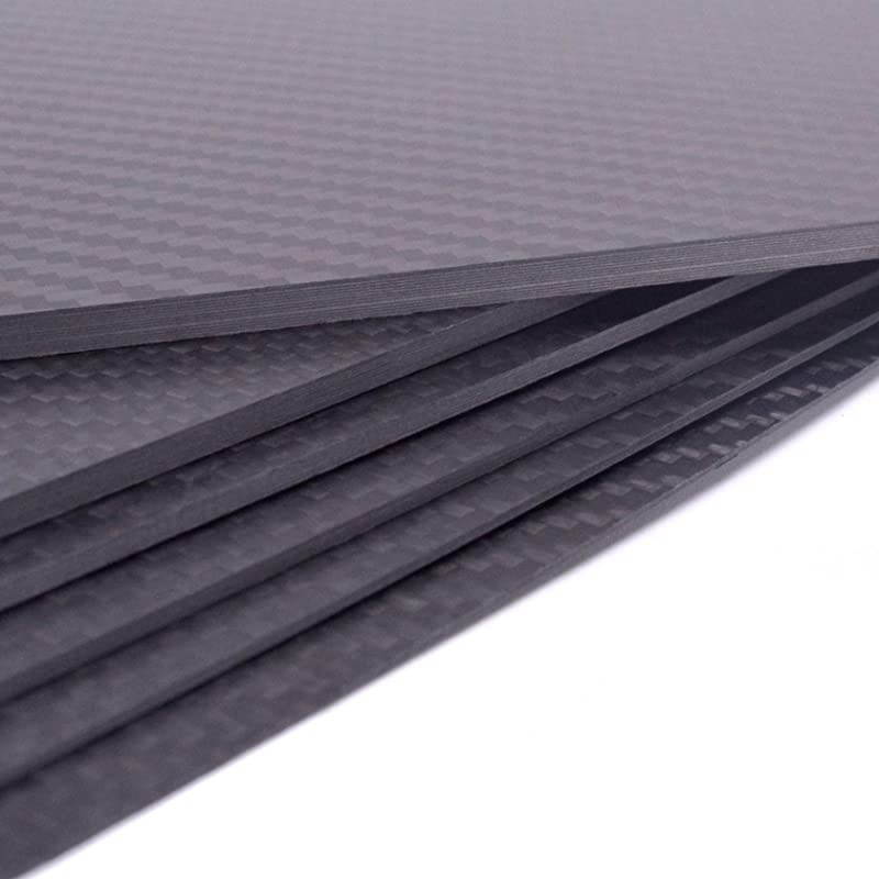 Carbon Fiber Plate Sheet 125mm X 75mm X 3MM Thickness Pure Carbon Fiber Board