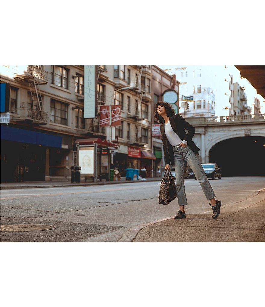 Bed Stu Rockaway Stitch-Detail Distressed Satchel Bag