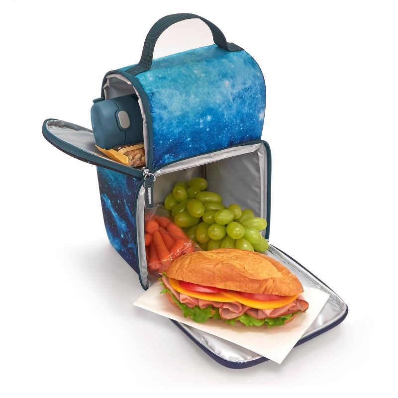 Thermos Kids' Dual Lunch Box - Galaxy Teal