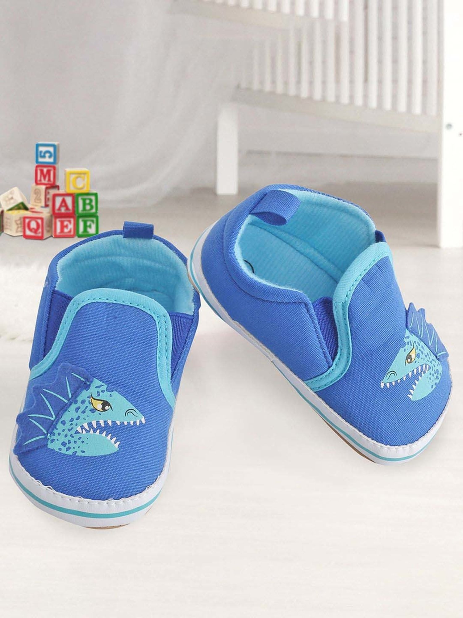 Baby Moo Kids Navy Casual Booties