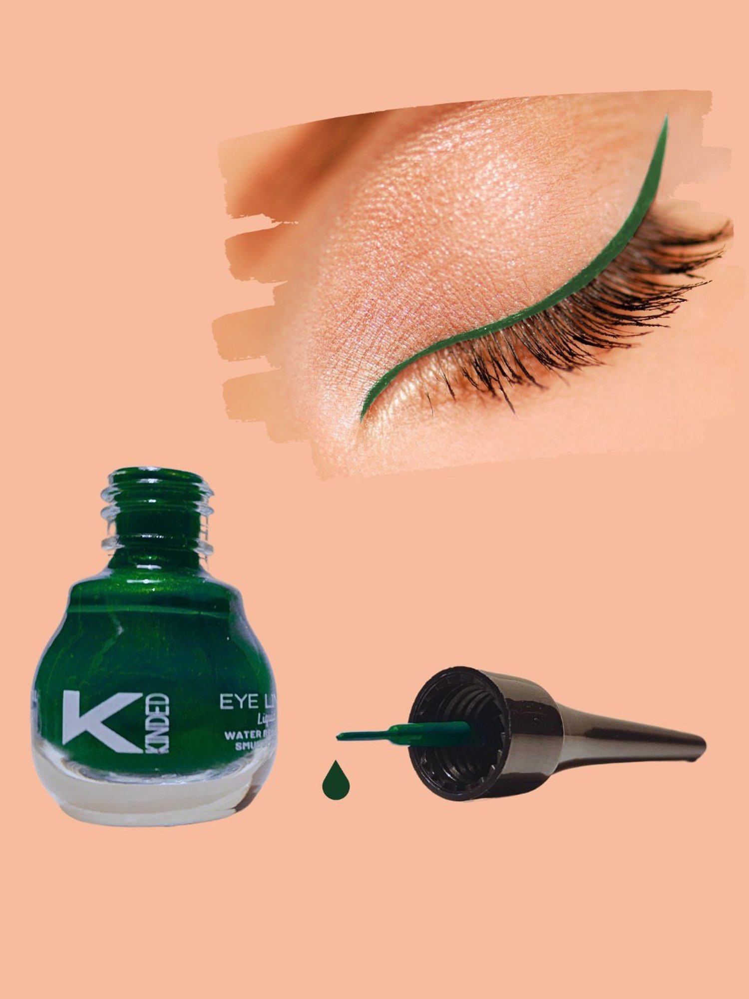 KINDED Liquid Eye Liner Dapper Green - 5 ml