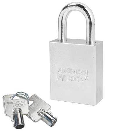 Rekeyable Padlock, H 1 1/8 In, KA