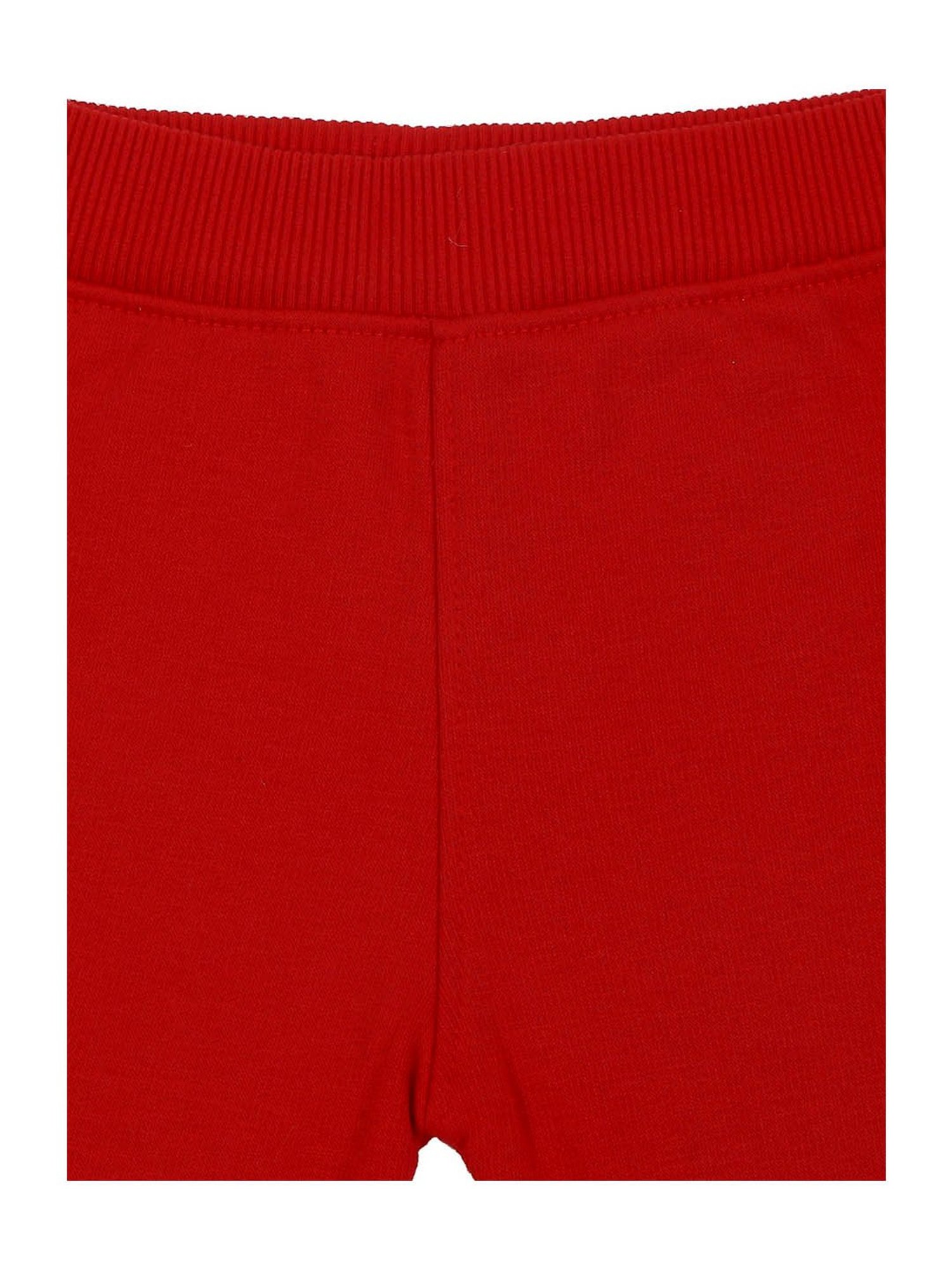 Mee Mee Kids Red Solid Leggings