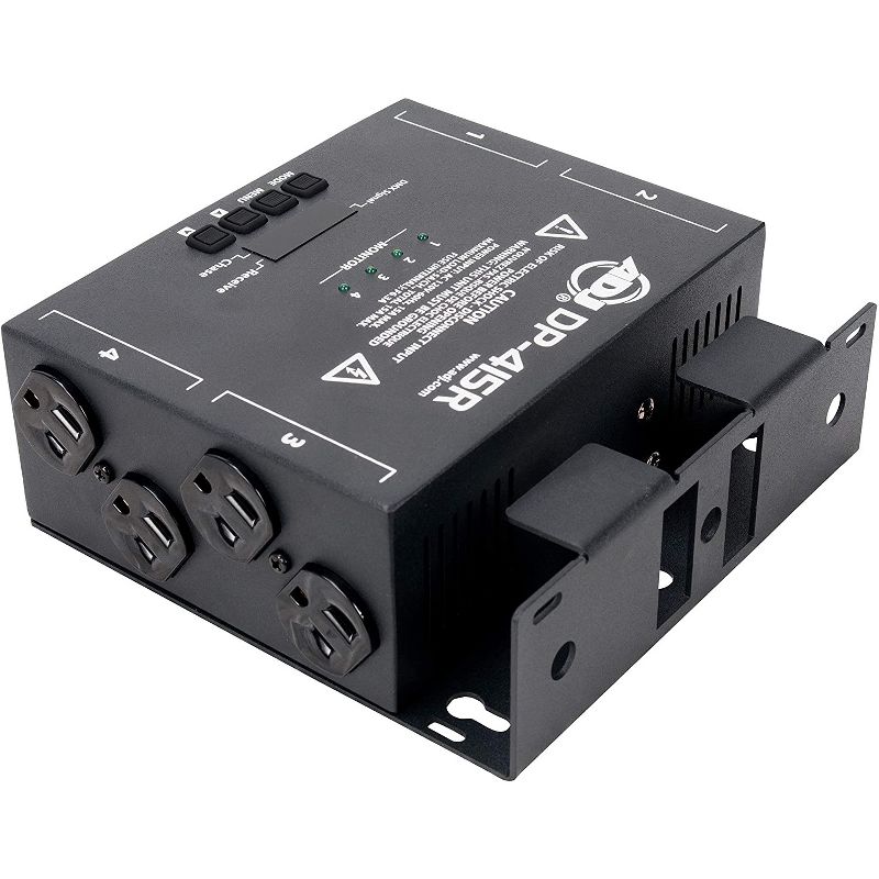 ADJ DP-415R Innovative 2-in-1 Portable 4 Channel Stage Lighting DMX Dimmer and Switch Pack Intelligent DJ Equipment