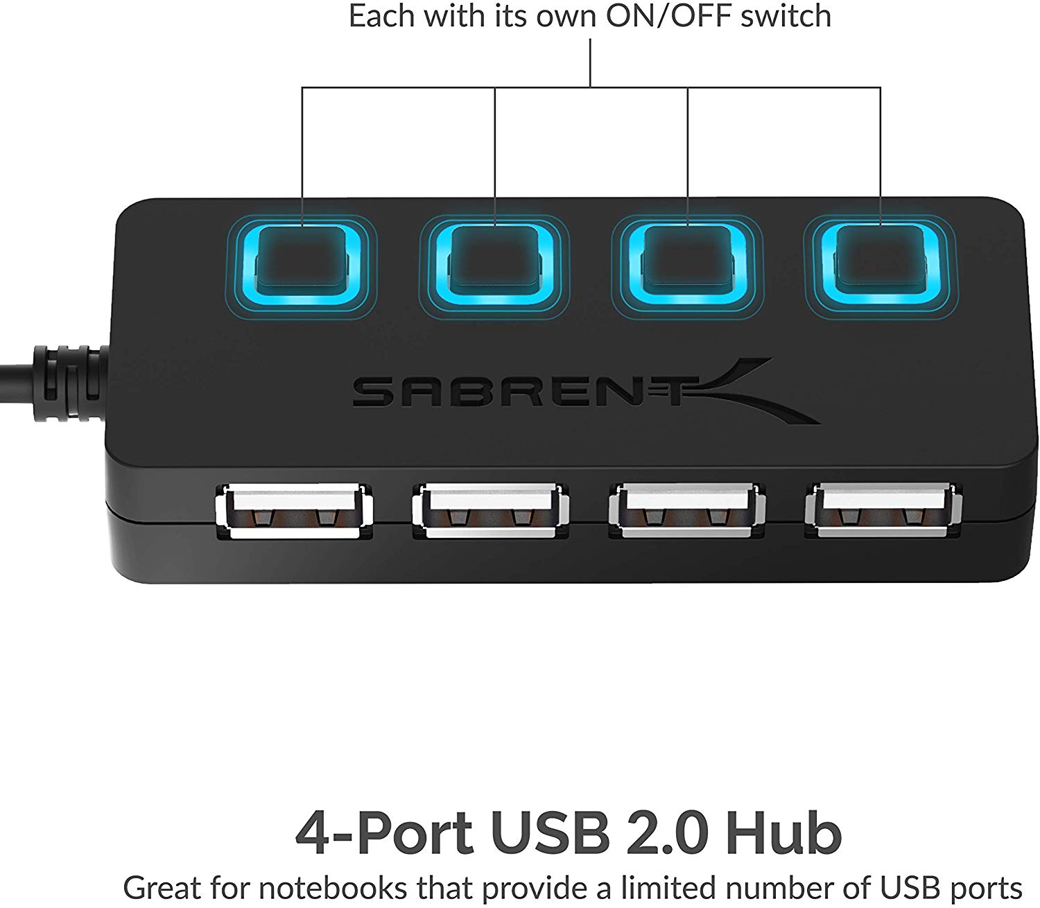 Madeng USB 3.0 HUB Adapter Extender Mini Splitter Box 3 Ports for PC Laptop Macbook Mobile Phone High Speed U Disk Reader
