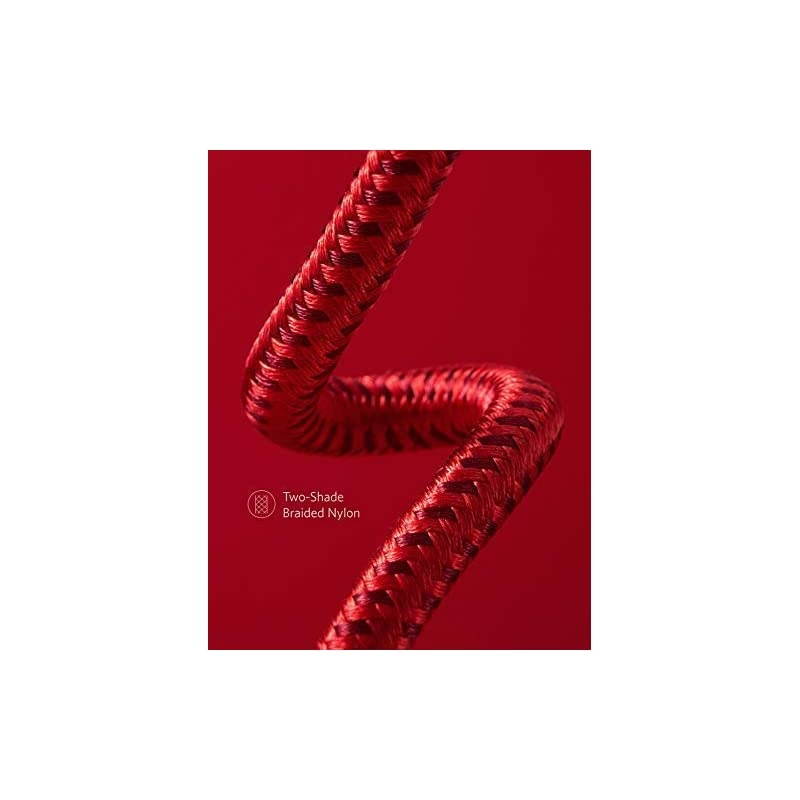 Powerline+ II Lightning Cable 6ft MFi Certified for Flawless Compatibility with iPhone X88 Plus77 Plus66 Plus55S and MoreRed