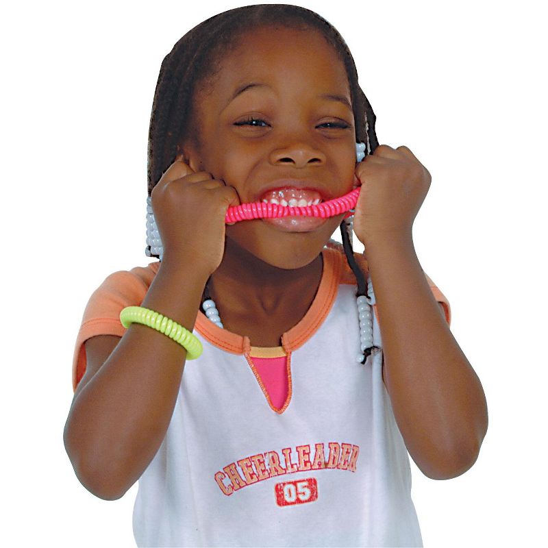 Abilitations Chewlery Chewable Necklace and Bracelet, Yellow, set of 2