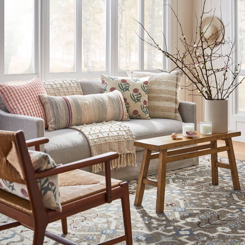 Oversized Woven Lumbar Pillow - Threshold™ designed with Studio McGee