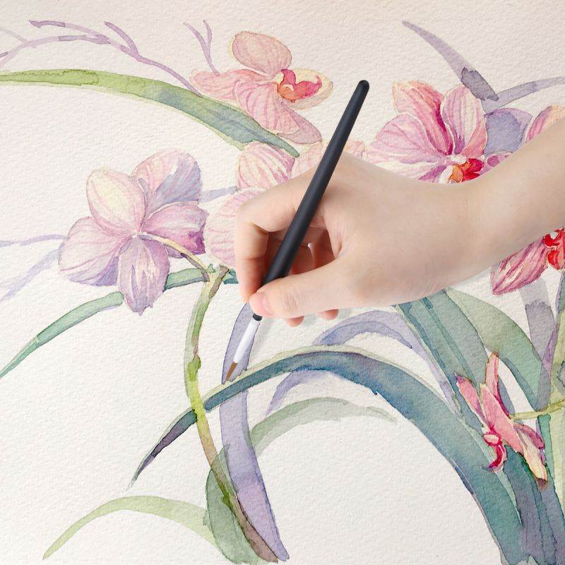 9 Pcs Miniature Paint Brush Set Professional Weasel Hair Fine Detail Art Nail Model