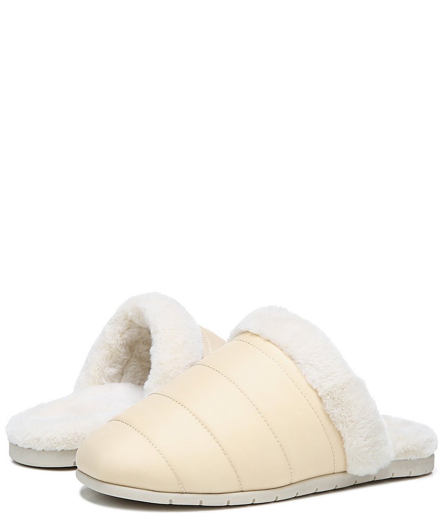 Vionic Josephine Faux Fur Lined Slide-On Slippers