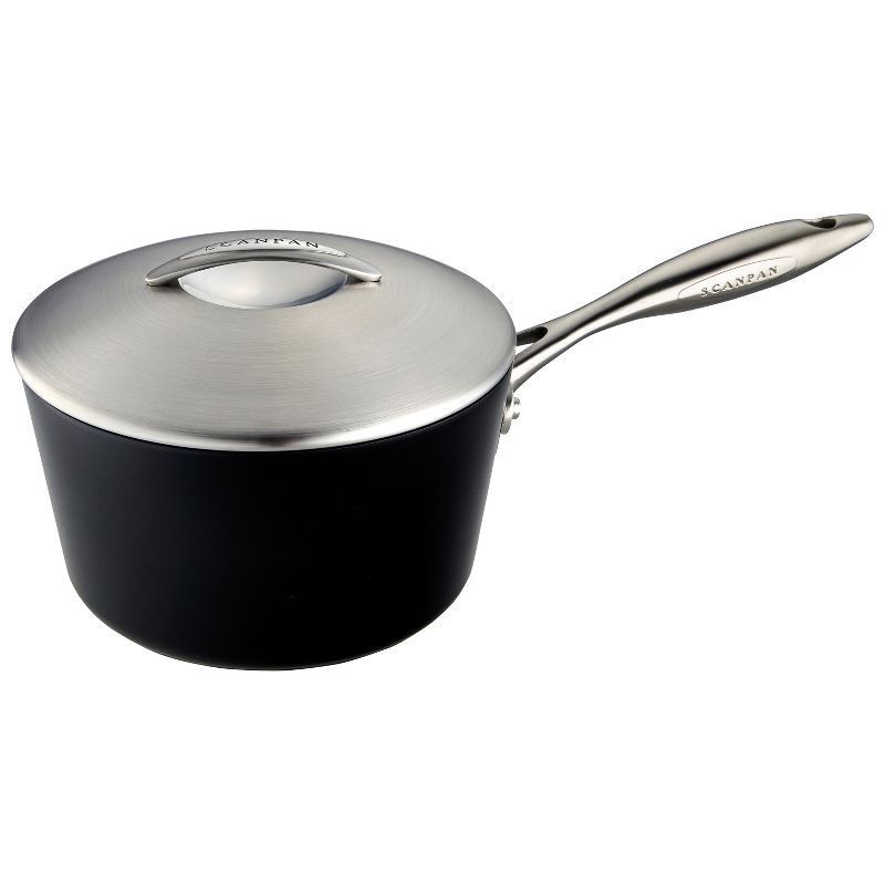 Chantal Induction 21 Ceramic Coated Steel 1 Quart Saucepan with Glass Lid