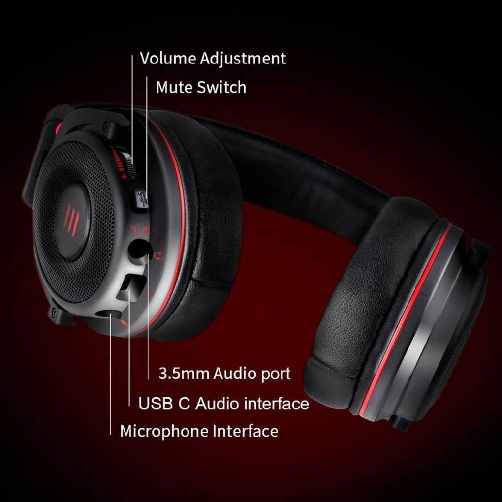 TYYW Headset, E900 PRO Gaming Headset Gamer 7.1 Surround Sound Wired Game Headphones with Microphone Suitable for Xbox/PC/PS4/Laptop