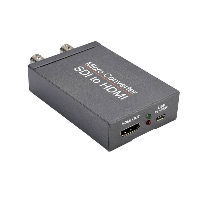 ABKT-SDI to HDMI Mini 3G HD SD-SDI Video Mini Converter Adapter with o Auto Format Detection for Camera