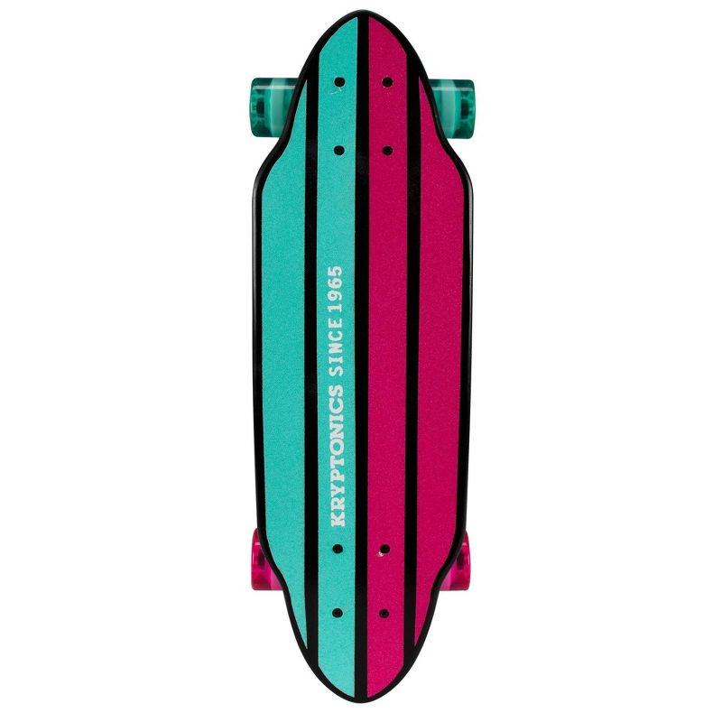Kryptonics 26" Mini Cutaway Mermaids Cruiser Board - Teal/Pink