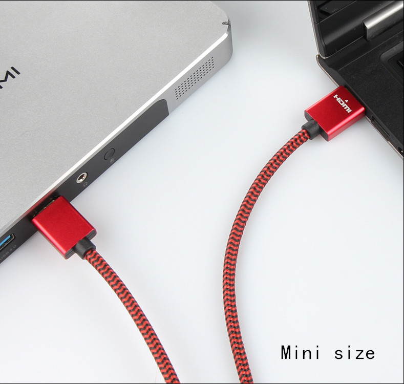 HDMI Cable 6 FT (4K UHD HDMI 2.0 Ready) - Braided Cord - Ultra High Speed 18Gbps - Gold Plated Connectors - Ethernet & Audio Return - Video 4K 2160p HD 1080p 3D - Xbox PlayStation PS3 PS4 PC Apple TV