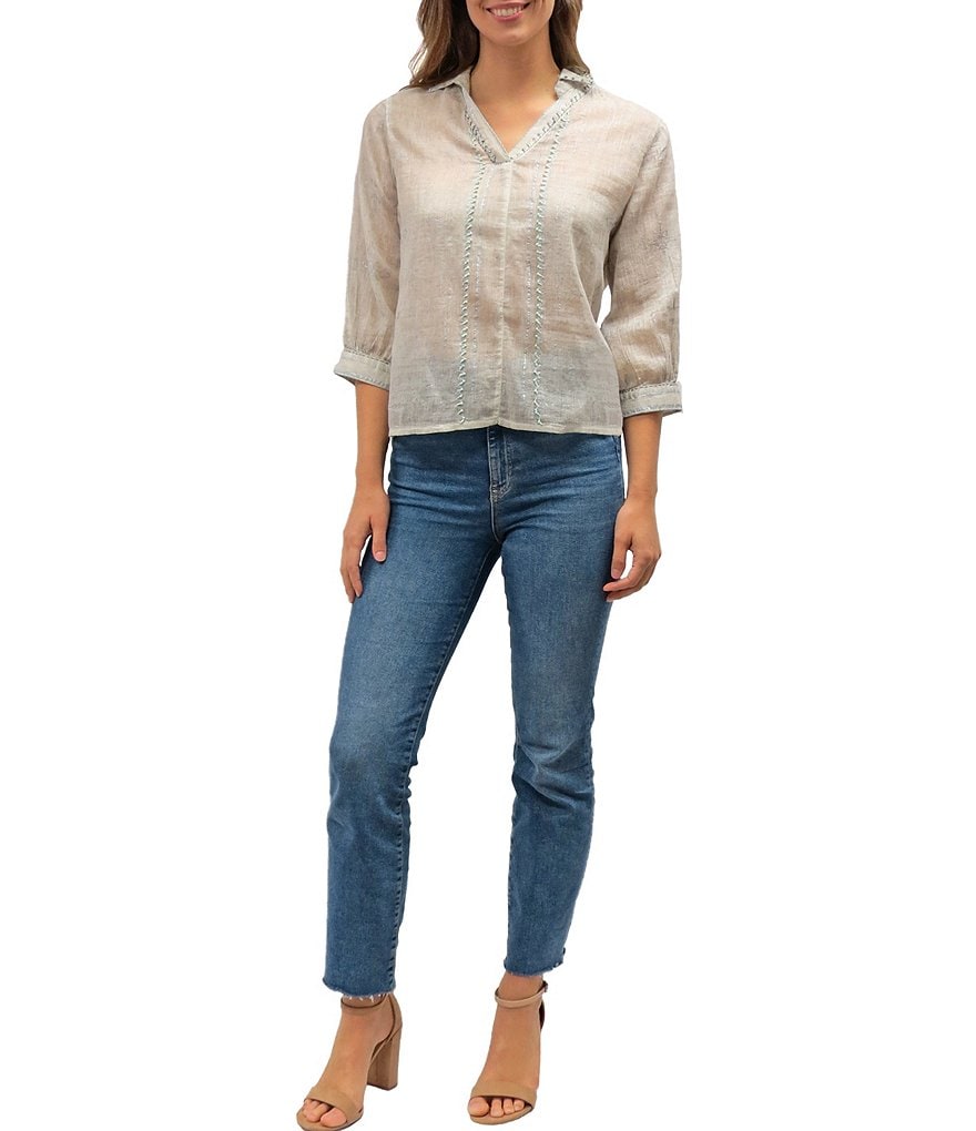 Karyn Seo Jana Embroidered Top