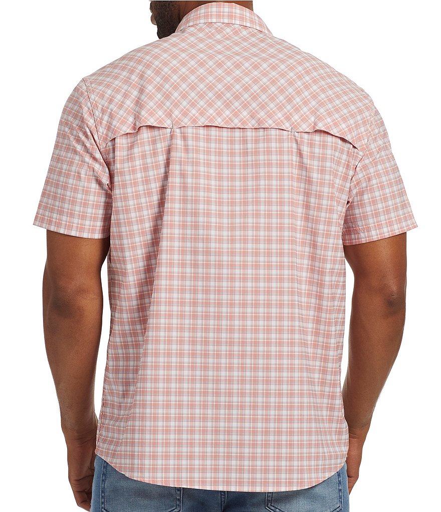 Flag And Anthem MadeFlex Hickory Plaid Performance Short-Sleeve Woven Shirt