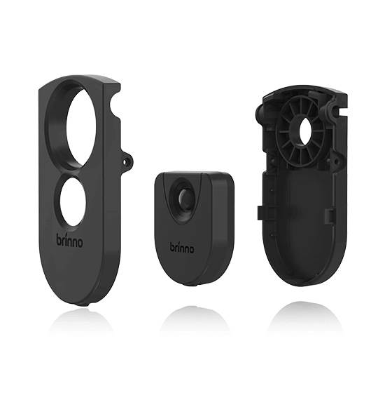 Brinno Duo Front Door Smart Peephole Camera SHC1000W - Smart Home Security System with Mobile and live view remotely