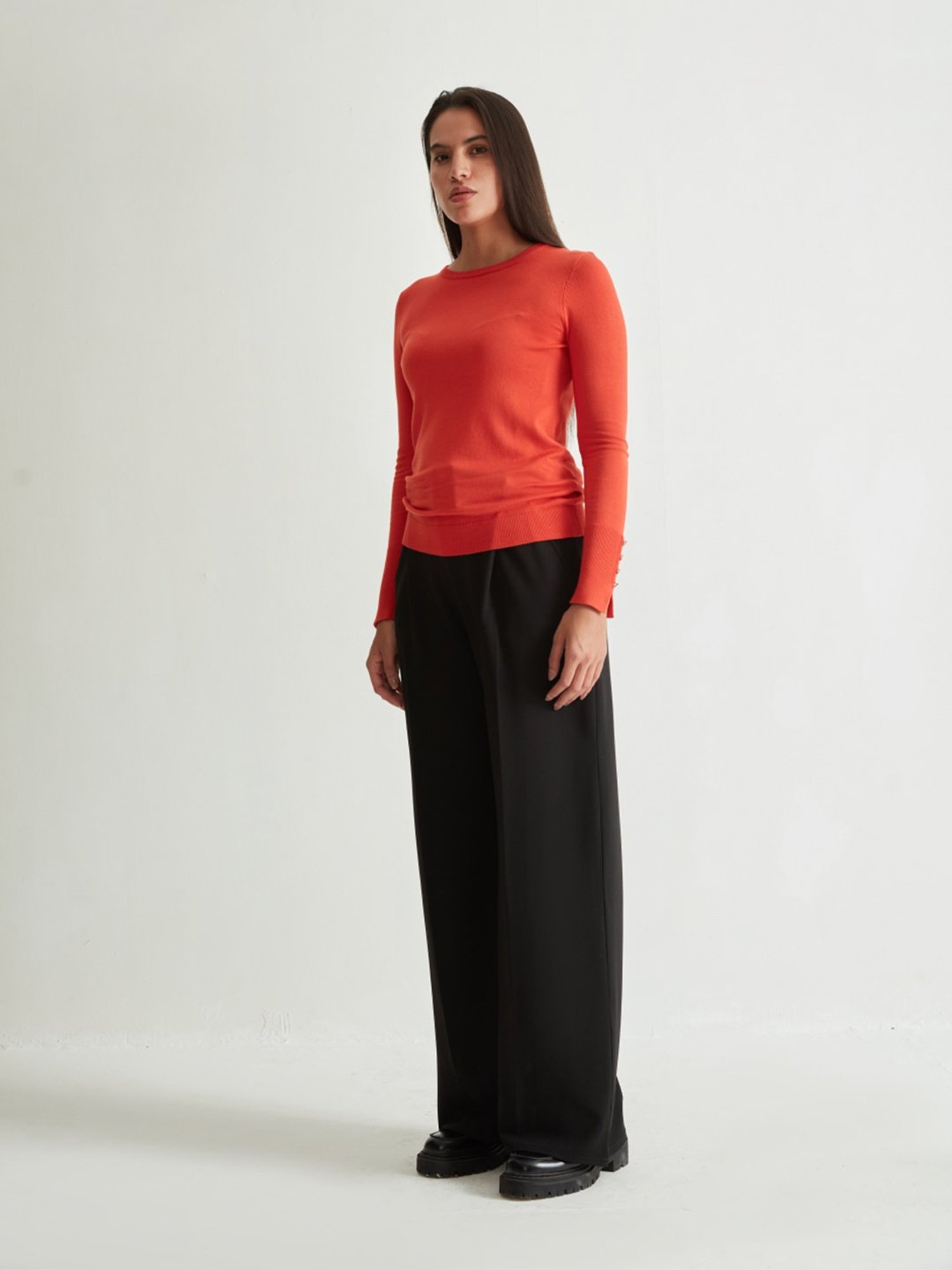 Cover Story Orange Pullover