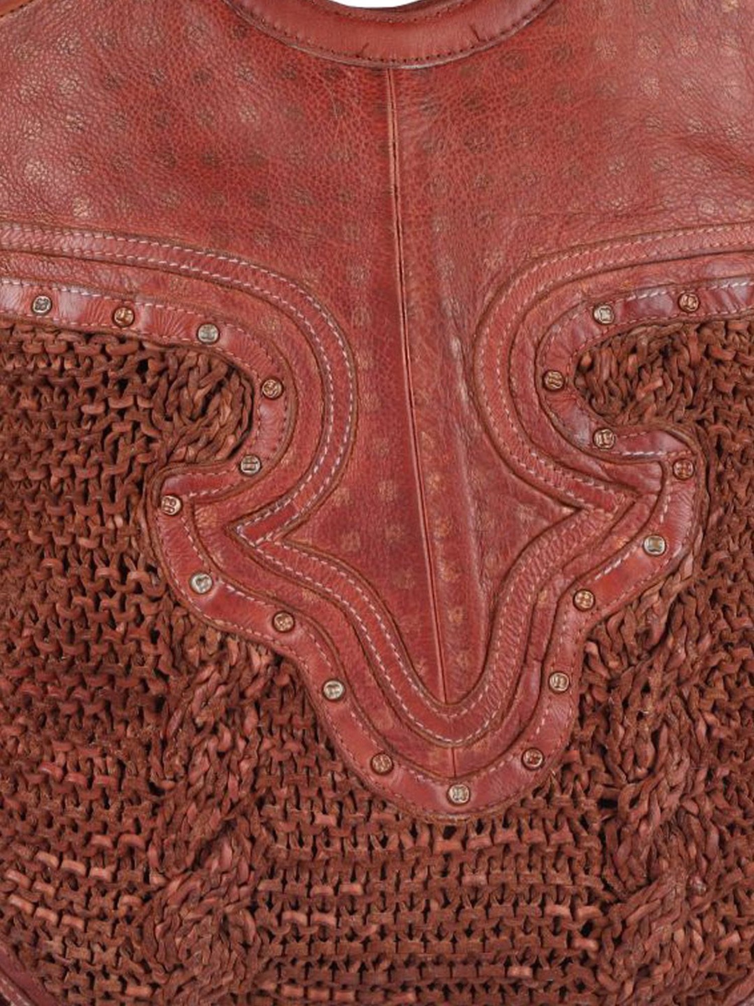 KOMPANERO Lara Tan Leather Textured Handbag