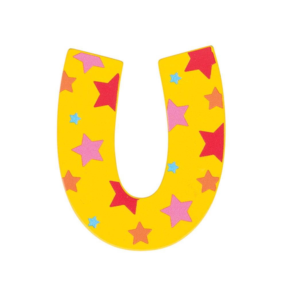 Star Letter U (Yellow)