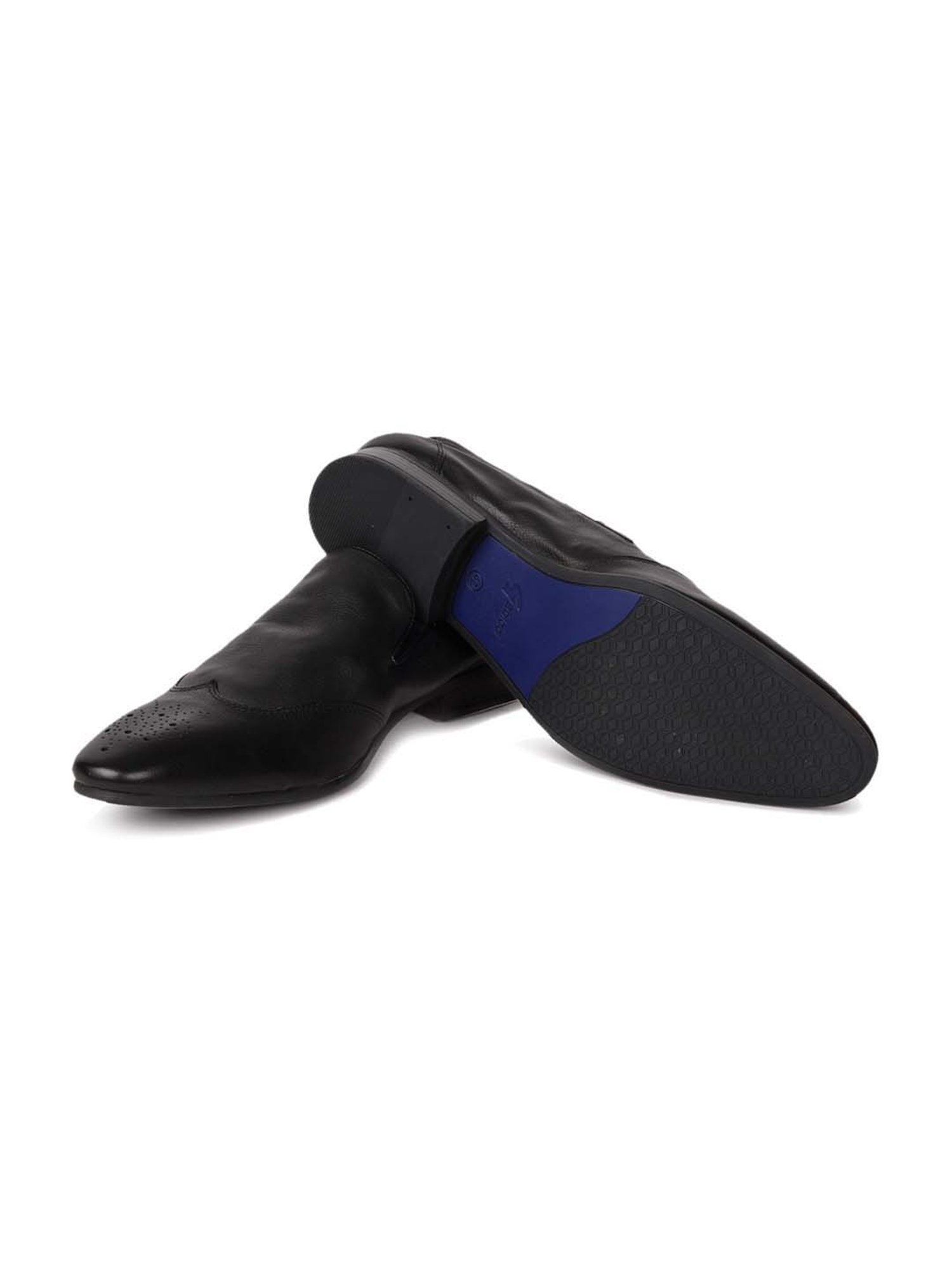 Gabicci Men's Fangio  Black Formal Slip-Ons