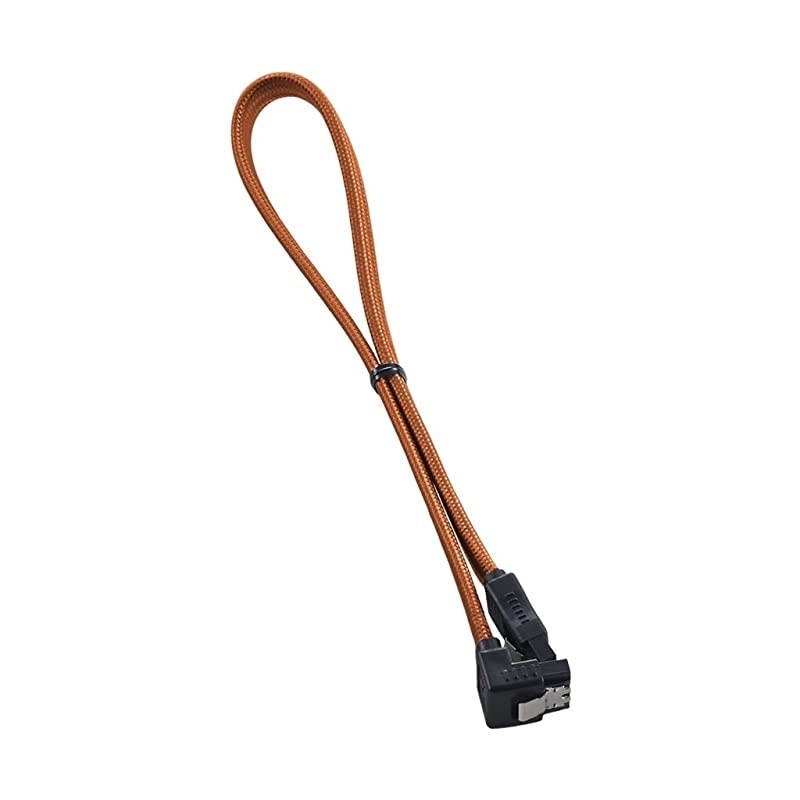 ModFlex Right Angle SATA 3 Cable 60cm Orange
