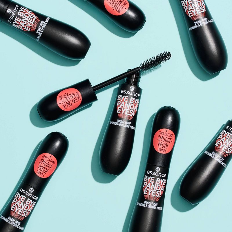 essence Bye Bye Panda Eyes! Smudge-Proof Volumizing & Defining Mascara - 01 - 0.54 fl oz