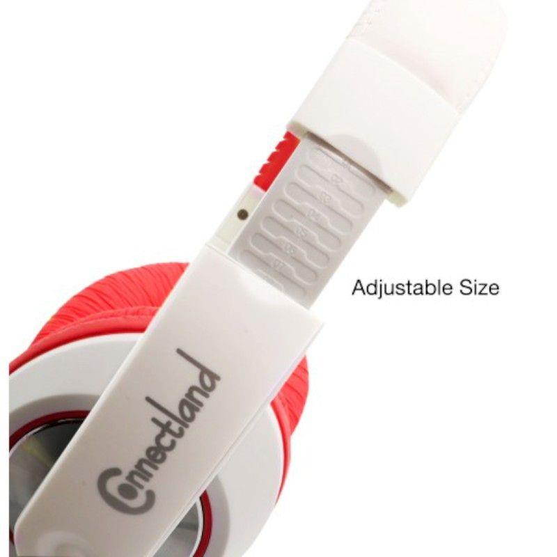 SYBA Red/White CL-AUD63080 Binaural Headphone