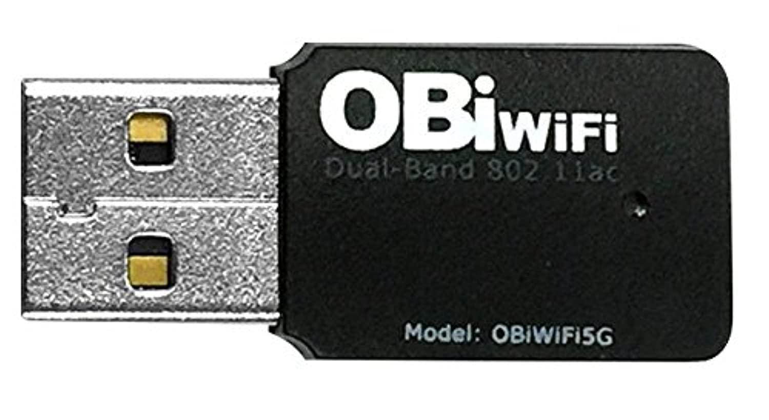 Obihai OBIWIFI5G 2.4 / 5 GHz Wireless 802.11AC Adapter for OBi200, OBi202, OBi1022, OBi1032, OBi1062