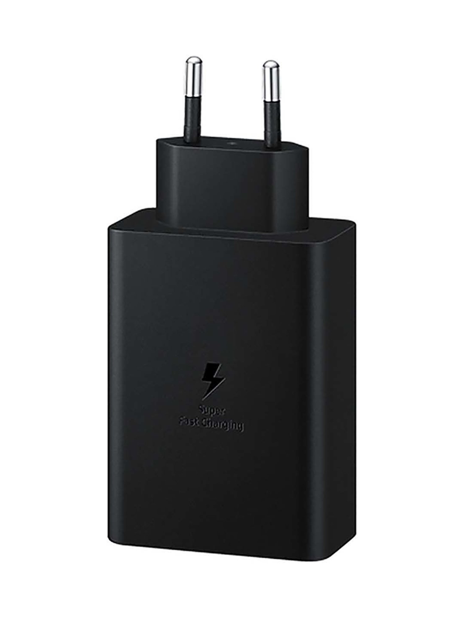 Samsung 65W Fast Charging Travel Adaptor Without Cable (EP-T6530NBNGIN, Black)