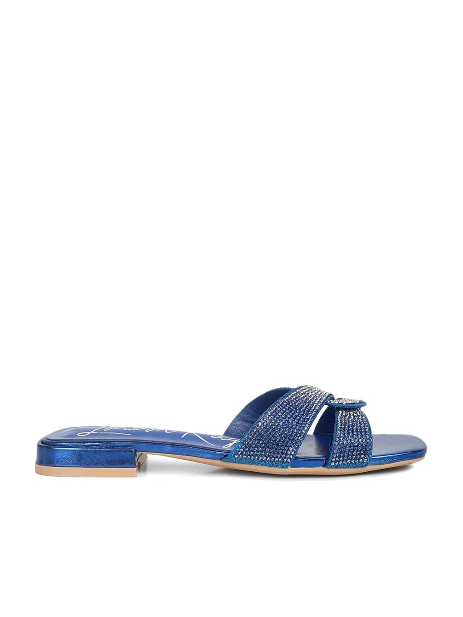 London Rag Women's Blue Casual Sandals